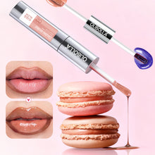 Load image into Gallery viewer, Pearlescent Blue Double Head Tear Off Matte Lip Glaze Waterproof Non Stick Cup Peel Off Lipliner Women Makeup Cosmetics