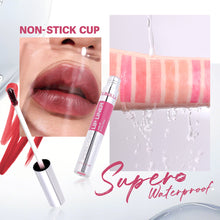 Load image into Gallery viewer, Matte Peel Off Lip Gloss Durable Waterproof Easy Color Tear Lipliner Long-lasting Plump Lips Non-stick Cup Lip Gloss Cosmetics