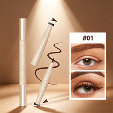 Load image into Gallery viewer, 2 in 1 Seal Eyeliner Liquid Eyeliner Pen Fast Drying Non Smudging Waterproof Sweat Resistan Eyeliner Stamp Pen Makeup Cosmetic