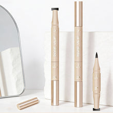 Load image into Gallery viewer, 2 in 1 Seal Eyeliner Liquid Eyeliner Pen Fast Drying Non Smudging Waterproof Sweat Resistan Eyeliner Stamp Pen Makeup Cosmetic