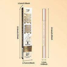 Load image into Gallery viewer, 2 in 1 Seal Eyeliner Liquid Eyeliner Pen Fast Drying Non Smudging Waterproof Sweat Resistan Eyeliner Stamp Pen Makeup Cosmetic