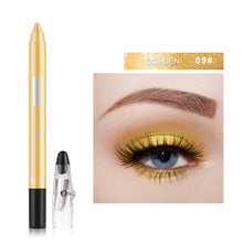 Load image into Gallery viewer, 12 Colors Eyeshadow Stick Waterproof Long Lasting Eye Shadow Pencil Creamy Shimmer Matte Eyeshadow Makeup Set with Sharpener i