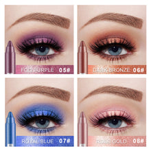 Load image into Gallery viewer, 12 Colors Eyeshadow Stick Waterproof Long Lasting Eye Shadow Pencil Creamy Shimmer Matte Eyeshadow Makeup Set with Sharpener i