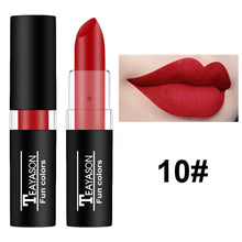 Load image into Gallery viewer, Black White Green Purple Lipstick Matte Gothic Halloween Vampire Lipstick Long Lasting Waterproof Dark Black Lipstick for Cosplay Party