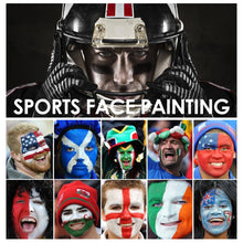 Load image into Gallery viewer, Multipurpose Face and Body Paint Stick Waterproof Long Lasting for Halloween Day of the Dead Carnaval Carnival Sports Fan Festival Makeup