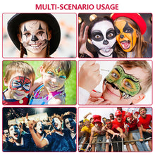 Load image into Gallery viewer, 30g Face Body Paint Water Soluble Pigment Cream Halloween Makeup Cosplay Supplies Stage Painting Non-Toxic Washable for Adults Kids