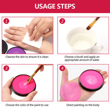 Load image into Gallery viewer, 30g Face Body Paint Water Soluble Pigment Cream Halloween Makeup Cosplay Supplies Stage Painting Non-Toxic Washable for Adults Kids