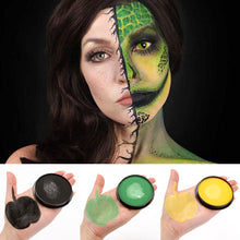 Load image into Gallery viewer, 30g Water Soluble Face Body Paint Cream Highly Pigmented Face Painting Makeup for Halloween Cosplay Stage Performance Adults Kids Safe Non-Toxic Easy Clean