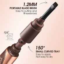 Load image into Gallery viewer, Peel Off Eyebrow Gel Tint Waterproof Long Lasting 3-5 Days Semi Permanent Eyebrow Color Tattoo Natural Looking Brow Tint Smudge Proof