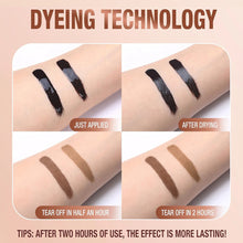 Load image into Gallery viewer, Peel Off Eyebrow Gel Tint Waterproof Long Lasting 3-5 Days Semi Permanent Eyebrow Color Tattoo Natural Looking Brow Tint Smudge Proof