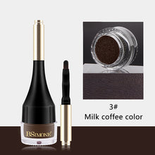 Load image into Gallery viewer, Air Cushion Eyebrow Cream Waterproof Smudge Proof Long Lasting Natural Look Brow Pomade Sweat Resistant Easy to Use Eyebrow Tint