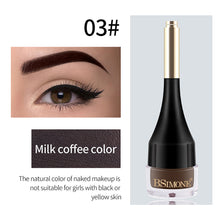 Load image into Gallery viewer, Air Cushion Eyebrow Cream Waterproof Smudge Proof Long Lasting Natural Look Brow Pomade Sweat Resistant Easy to Use Eyebrow Tint
