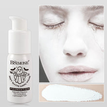 Load image into Gallery viewer, White Face Paint Foundation Halloween Makeup Full Coverage Waterproof 35ml Liquid Foundation for Clown Skeleton Ghost Cosplay Stage Makeup