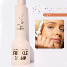 Load image into Gallery viewer, 2-in-1 Freckle Stamp Pen Waterproof Smudge Proof Long Lasting Liquid Freckles Makeup Double-Ended Fake Freckle & Mole Pen Natural Look