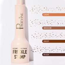 Load image into Gallery viewer, 2-in-1 Freckle Stamp Pen Waterproof Smudge Proof Long Lasting Liquid Freckles Makeup Double-Ended Fake Freckle & Mole Pen Natural Look