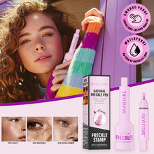 Load image into Gallery viewer, Quick Dry Freckle Stamp Pen Waterproof Long Lasting Fake Freckles Makeup Pen Natural Sun-kissed Freckle Tattoo Pen for Face Daily Use