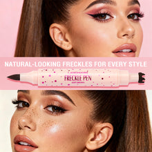 Load image into Gallery viewer, Freckle Stamp Pen Waterproof Smudge Proof Long Lasting Liquid Freckles Makeup Double-Ended Fake Freckle & Mole Pen Natural Look