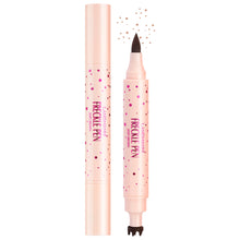 Load image into Gallery viewer, Freckle Stamp Pen Waterproof Smudge Proof Long Lasting Liquid Freckles Makeup Double-Ended Fake Freckle & Mole Pen Natural Look