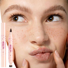 Load image into Gallery viewer, Freckle Stamp Pen Waterproof Smudge Proof Long Lasting Liquid Freckles Makeup Double-Ended Fake Freckle & Mole Pen Natural Look