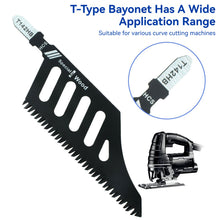 Load image into Gallery viewer, Premium Carbon Steel Irregular Curve Jigsaw Blades Flush Cutting Tool for Hardwood Plywood MDF Woodworking