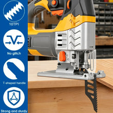 Load image into Gallery viewer, Premium Carbon Steel Irregular Curve Jigsaw Blades Flush Cutting Tool for Hardwood Plywood MDF Woodworking