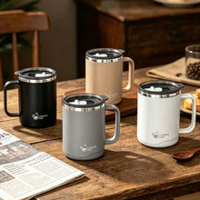 Load image into Gallery viewer, Double Layer 304 Stainless Steel Coffee Mug With Handle Leak Proof Insulated Drinkware For Students Adults