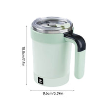 Load image into Gallery viewer, 380ML Smart Temperature Magnetic Stirring Cup Electric Automatic Mixing Mug for Milkshake Fitness Daily Drink