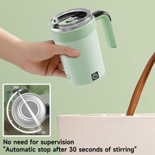Load image into Gallery viewer, 380ML Smart Temperature Magnetic Stirring Cup Electric Automatic Mixing Mug for Milkshake Fitness Daily Drink