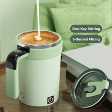Load image into Gallery viewer, 380ML Smart Temperature Magnetic Stirring Cup Electric Automatic Mixing Mug for Milkshake Fitness Daily Drink