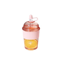 Load image into Gallery viewer, Large Capacity Fashion Boba Milk Tea Jelly Cup with Straw Ins Style Heat Resistant Portable Plastic Drinking Mug