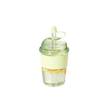 Load image into Gallery viewer, Large Capacity Fashion Boba Milk Tea Jelly Cup with Straw Ins Style Heat Resistant Portable Plastic Drinking Mug