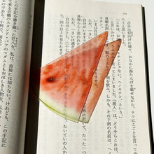 Load image into Gallery viewer, Creative Acrylic Translucent Fruit Bookmark High Aesthetic Refractive Color Page Marker Perfect Reading Accessory Gift