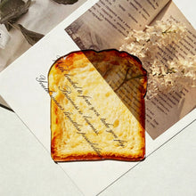 Load image into Gallery viewer, Cute Acrylic Bread Bookmark Pineapple Bun Toast Croissant Design Transparent Stationery Gift for Book Lovers