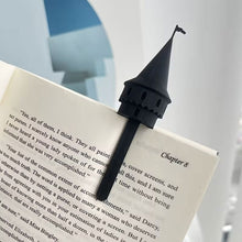Load image into Gallery viewer, Creative 3D Printed Magic Castle Bookmarks Novelty Art Ornament Page Marker Handmade Stationery Gift for Reading Lovers