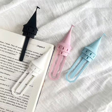Load image into Gallery viewer, Creative 3D Printed Magic Castle Bookmarks Novelty Art Ornament Page Marker Handmade Stationery Gift for Reading Lovers