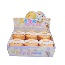 Load image into Gallery viewer, Sparkle Crystal Simulation Steamed Bun Squishy Toy Soft Fidget with Steamer Stress Relief Decompression Gift