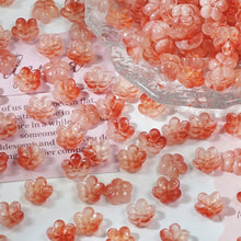 Load image into Gallery viewer, 50PCS 10mm Small Plum Blossom Glass Loose Beads Medium Hole For DIY Bracelet Necklace Jewelry Accessories