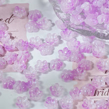 Load image into Gallery viewer, 50PCS 10mm Small Plum Blossom Glass Loose Beads Medium Hole For DIY Bracelet Necklace Jewelry Accessories