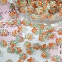 Load image into Gallery viewer, 50PCS 10mm Small Plum Blossom Glass Loose Beads Medium Hole For DIY Bracelet Necklace Jewelry Accessories