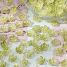 Load image into Gallery viewer, 50PCS 10mm Small Plum Blossom Glass Loose Beads Medium Hole For DIY Bracelet Necklace Jewelry Accessories