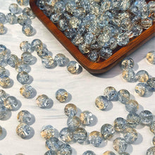 Load image into Gallery viewer, 30Pcs 10mm Sparkling Ice Cracked Glass Beads Burst Pattern Glazed Beads for Bracelet Necklace DIY Jewelry Accessories