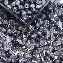 Load image into Gallery viewer, 30Pcs 10mm Sparkling Ice Cracked Glass Beads Burst Pattern Glazed Beads for Bracelet Necklace DIY Jewelry Accessories