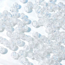 Load image into Gallery viewer, 30Pcs 10mm Sparkling Ice Cracked Glass Beads Burst Pattern Glazed Beads for Bracelet Necklace DIY Jewelry Accessories