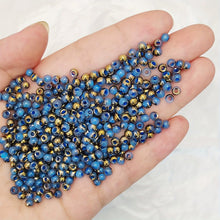 Load image into Gallery viewer, 4mm Half Gold Half Jade Glass Weaving Round Beads DIY Jewelry Handmade Beading Accessories for Bracelets Earrings Necklaces