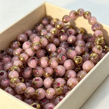 Load image into Gallery viewer, 4mm Half Gold Half Jade Glass Weaving Round Beads DIY Jewelry Handmade Beading Accessories for Bracelets Earrings Necklaces