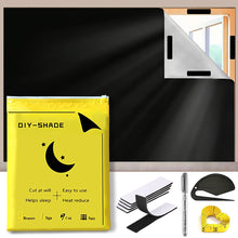 Load image into Gallery viewer, Oxford Sunshade Curtains Removable Light Blocking Shade for Car Window Camper Hotel Dorm DIY Sun Protection Blinds for Night Sleep Reusable Privacy Cover
