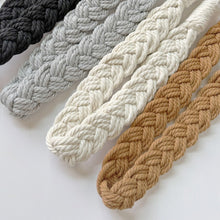 Load image into Gallery viewer, Nordic Style Cotton Linen Curtain Tiebacks Rope Strap for Curtain Storage Adjustable Wrap Tie for Bedroom Living Room Balcony Soft Home Decor Accessory