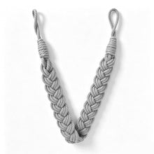 Load image into Gallery viewer, Nordic Style Cotton Linen Curtain Tiebacks Rope Strap for Curtain Storage Adjustable Wrap Tie for Bedroom Living Room Balcony Soft Home Decor Accessory