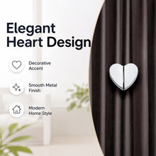 Load image into Gallery viewer, Cute Magnetic Curtain Holder Light Blocking Closure for Bedroom Shower Curtain Removable Fixing Strap for Renters & Home Decor