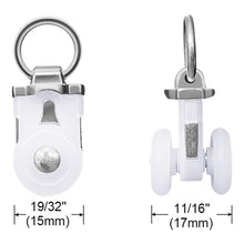 Load image into Gallery viewer, 10/30Sets Thickened Curtain Roller Wheels Silent Glide Ball for Curtain Track for Home Hotel Window Hardware